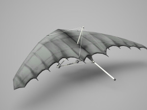 Modern vehicle gliders 3D Model