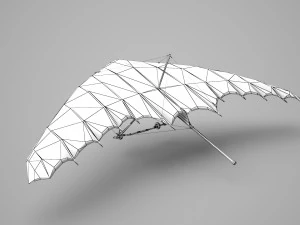 Modern vehicle gliders 3D Model