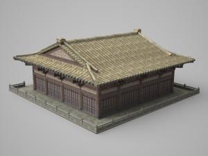 Ancient architectural palaces of Asia Modello 3D