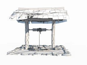 Ancient well 3D Model