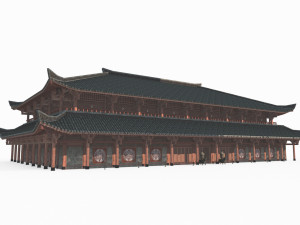 Large Imperial Palaces in Ancient East Asian Architecture 3D 모델