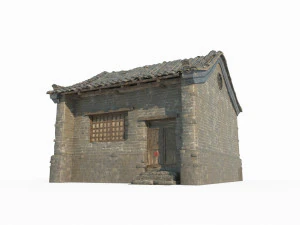 Single room houses in ancient Asian architecture 3D Model