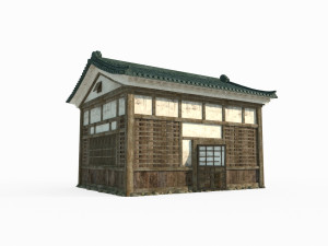 Ancient Asian Architecture City Housing 3D 模型