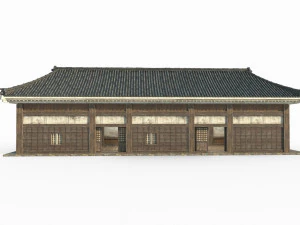 Ancient East Asian Architecture Izakaya 3D Model