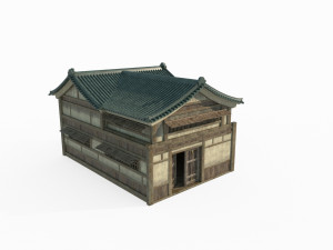 East Asian Ancient Architecture Tavern 3D 모델