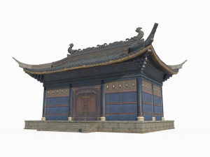 East Asian Ancient Architecture Palaces 3D Model