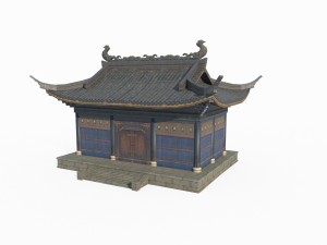 East Asian Ancient Architecture Palaces 3D Model