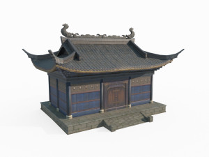 East Asian Ancient Architecture Palaces 3D Model