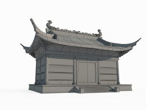 East Asian Ancient Architecture Palaces 3D Model