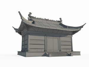 East Asian Ancient Architecture Palaces 3D Model