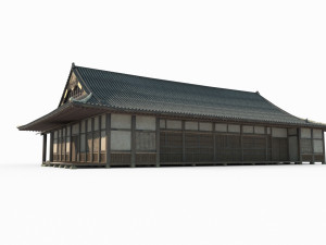 East Asian Ancient Architecture Practice Hall Modelo 3D