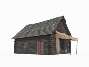 Ancient Architecture Cabin Model 3D