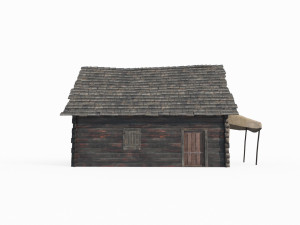 Ancient Architecture Cabin Model 3D