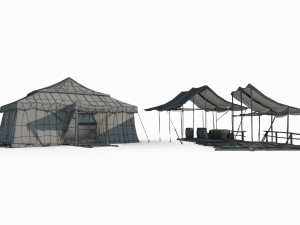 Ancient wilderness campsites 3D मॉडल