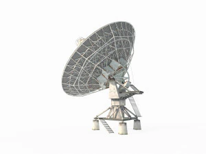 Satellite signal receiver 3D Model