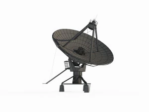 Satellite signal receiver 3D Model