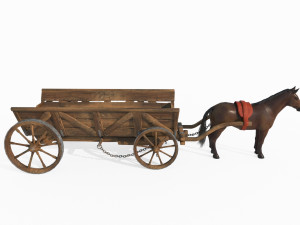 Ancient vehicles and carriages Modelo 3D