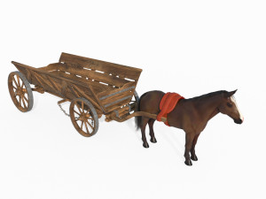 Ancient vehicles and carriages Modelo 3D