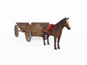 Ancient vehicles and carriages Modelo 3D