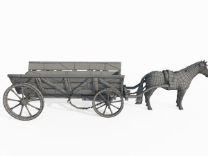 Ancient vehicles and carriages Modelo 3D