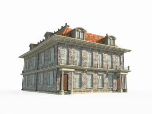 Moradia de Arquitectura Moderna Modelo 3D