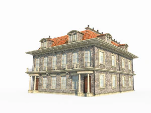 Modern Architecture Villa 3D Model