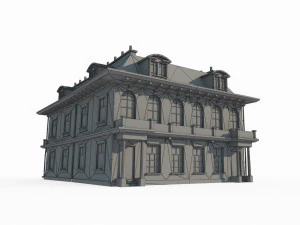 Modern Architecture Villa 3D Model