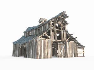 Old Warehouse Stables 3D Model