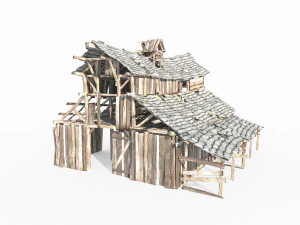 Old Warehouse Stables 3D Model