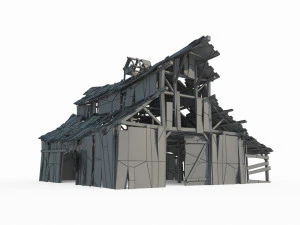 Old Warehouse Stables 3D Model