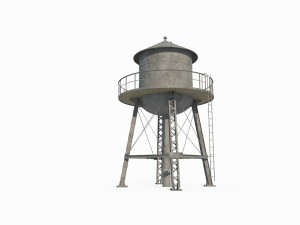 Modern facility water tower water tank 3Dモデル