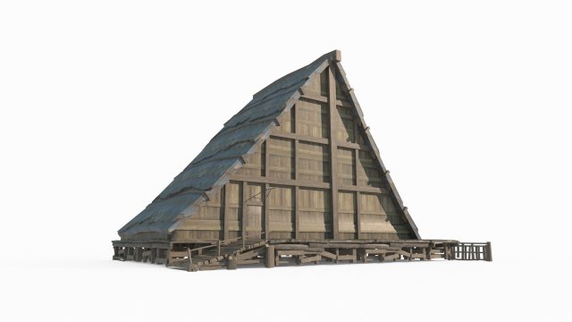Ancient Magic Style Architecture Modelo 3D .c4d .max .obj .3ds .fbx .stl .blend 