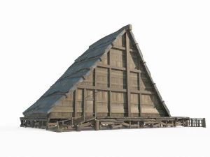 Ancient Magic Style Architecture 3D Model