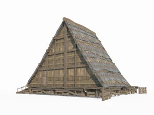 Ancient Magic Style Architecture 3D Model