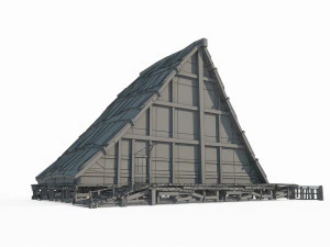 Ancient Magic Style Architecture 3D Model