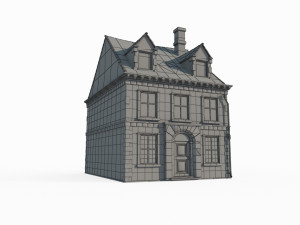 Medieval House Architecture 3D Модель