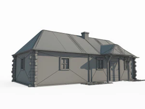 Modern Architecture Cabin 3D Model