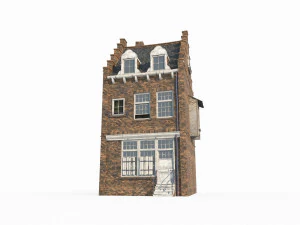 Medieval Town Buildings 3D Model