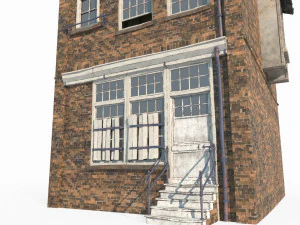 Medieval Town Buildings 3D Model