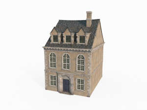 Medieval Town Houses Modelo 3D