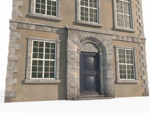 Medieval Town Houses 3D Model