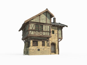 Pacote de construção medieval de Minecraft Modelo 3D $10 - .blend .obj .fbx  .dae - Free3D