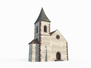 Modern Architecture Church 3D Model