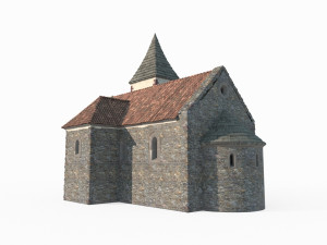 Modern Architecture Church Modelo 3D