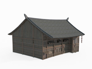 East Asian Ancient Architecture Inn 3D 模型