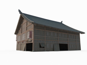 East Asian Ancient Architecture Inn 3D 模型