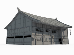 East Asian Ancient Architecture Inn 3D 模型