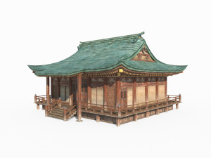 Palaces of ancient East Asian architecture 3D Model