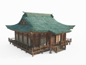 Palaces of ancient East Asian architecture 3D Model