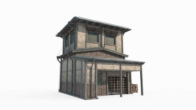 Modern Japanese Architecture and Houses Modello 3D .c4d .max .obj .3ds .fbx .stl .blend 